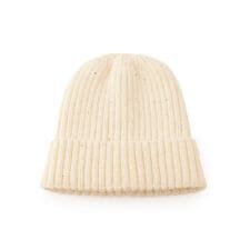 シューラルー(SHOOLARUE)のスパンコールリブニット帽