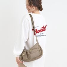 【撥水】立体ポケットショルダーバッグ