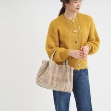 シューラルー(SHOOLARUE)の【2WAY】ストライプファートートバッグ