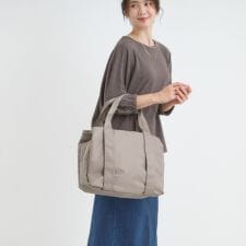 【撥水】両あおりビッグトートバッグ【2WAY】