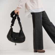 ハンドルフリルショルダーバッグ