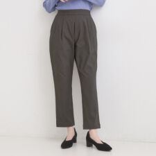 【高レビュー洗濯機可SS-LL】あったか裏起毛 のびのびストレッチ テーパードパンツ