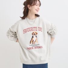 【選べる4柄】グラフィックアソート オーバーサイズ 裏毛スウェット