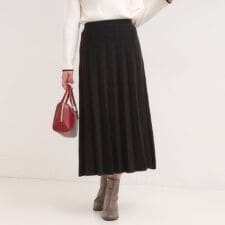 シューラルー(SHOOLARUE)の【高レビューセットアップ可S-LL】女性らしさ際立つ 洗えるもちもちニットスカート