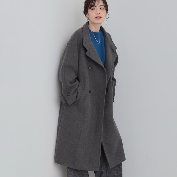 お嬢さんワッフルフレアコート | ノエミー(NOEMIE) | マルイウェブチャネル