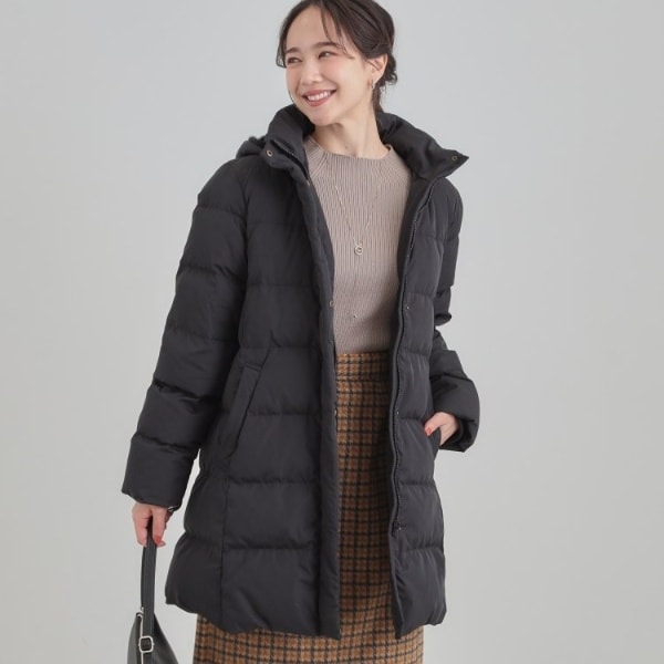 洗濯機可撥水】フェイクファーフード ロングダウン | シューラルー