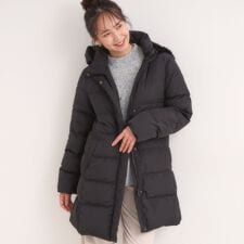 シューラルー(SHOOLARUE)の【洗濯機可S-LL】フェイクファーフード ロングダウン