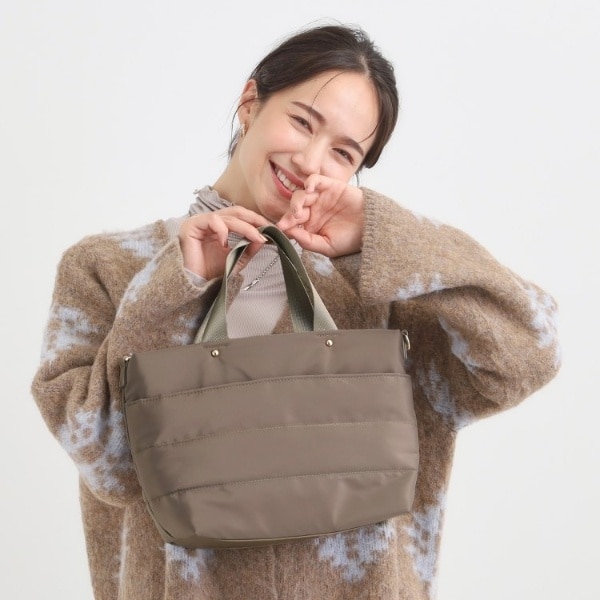 キルティングトートバッグ