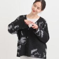 シューラルー(SHOOLARUE)の羽織るだけでスタイリングの主役に 起毛柄カーディガン