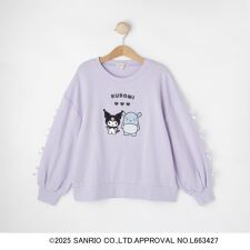 【サンリオキャラクターズ】リボン袖スウェット