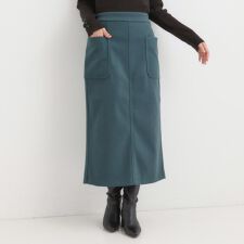 シューラルー(SHOOLARUE)の【S-LL】あったかすっきり 圧縮ニットナロースカート