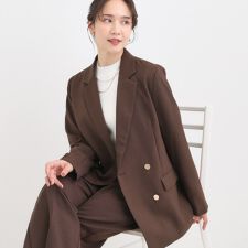 シューラルー(SHOOLARUE)の【洗えるS-LLセットアップ可】カジュアルからきれいめまで ダブルジャケット