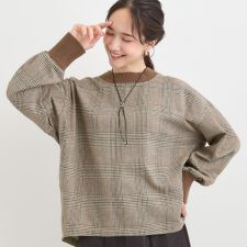 シューラルー(SHOOLARUE)のチェック柄プルオーバー