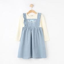 シューラルー(SHOOLARUE)の【100-120cm】コーデュロイドッキングワンピース