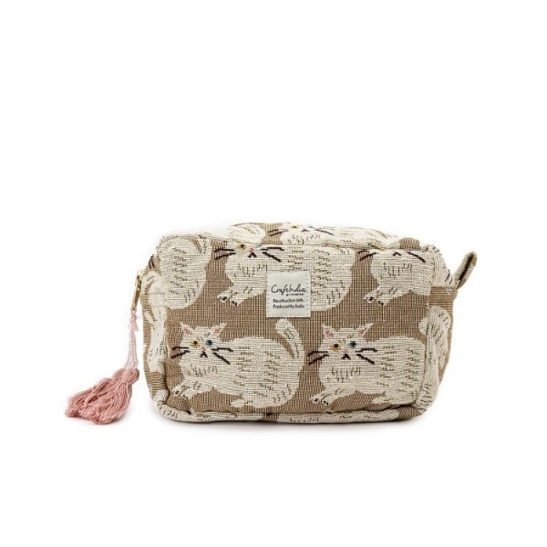 インド製ジャカードマチ付きポーチ | シューラルー(SHOOLARUE