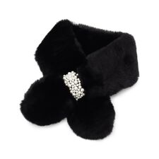 シューラルー(SHOOLARUE)のフェイクパール付きフェイクファーティペット