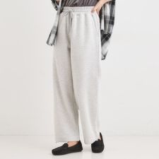 【洗濯機可S-LL】春まで着られる ダブルフェイス スウェットパンツ