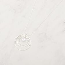 シューラルー(SHOOLARUE)のビッグゆれるダイヤ調パーツスライダーネックレス