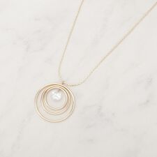 シューラルー(SHOOLARUE)のビッグゆれるダイヤ調パーツスライダーネックレス