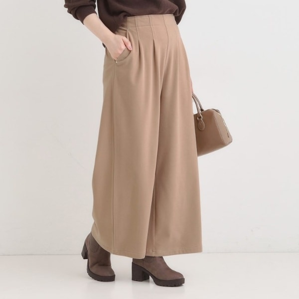 着丈選べるきっと虜になる】あったかもちもち ワイドパンツ