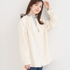 【洗濯機可S-LL】程よくゆるり マイクロコールチュニック