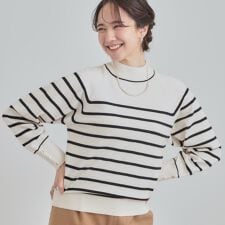 【洗濯機可吸湿発熱】チクチクしにくいもちもちハイネックニット