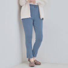 【あったか洗濯機可S-LL】裏シャギーデニム風レギンス