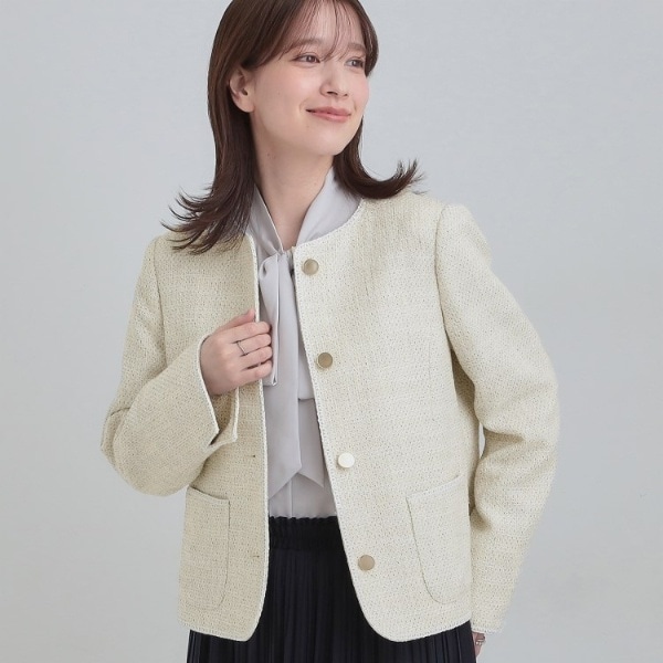 高見え間違いなし！こだわり仕立てのツイードジャケット | グローブ