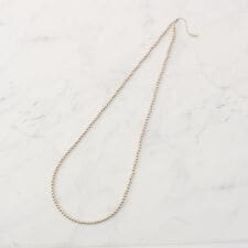ボールチェーンネックレス