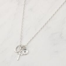 クロスチャームネックレス