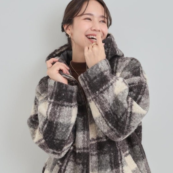 ブークレチェックフードコート | シューラルー(SHOOLARUE) | マルイ