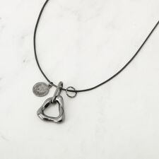 ハートコインひもネックレス