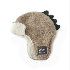 恐竜なりきり耳あて付きニット帽子