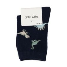 恐竜総柄クルー丈ソックス