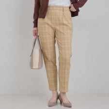 【洗濯機可S-LL】すっきり上品に テーパードパンツ