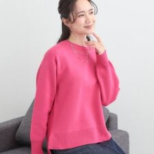 【S-LL洗濯機可体型カバー】大人世代も取り入れやすい スウェットライクニット