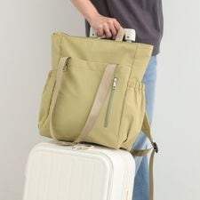 【撥水2WAYキャリーオン】トートにもなる スクエアリュック
