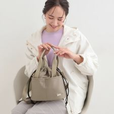 【Lee別注／撥水】巾着ショルダーバッグ