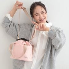 【Lee別注／撥水】巾着ショルダーバッグ