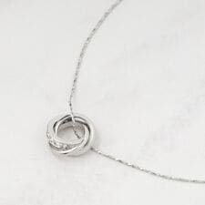 【2WAY】キラキラリングネックレス