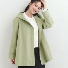 【防花粉S-LL】ゆったり着られる 大人のテントフーディージャケット