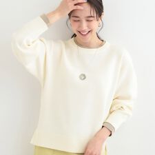 【洗濯機可S-LL】配色が上品 スウェットライクニット