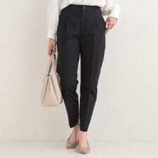 【洗濯機可SS-LL美脚シルエット】脚を真っ直ぐに見せてくれる スティックパンツ