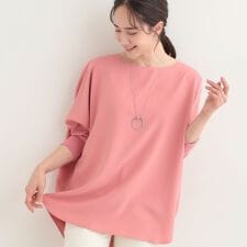 【着丈選べる洗濯後にシワになりにくい】体型カバーが叶うドルマンブラウス