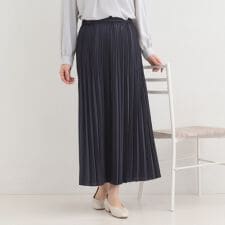 【着丈選べる】微ラメプリーツスカート
