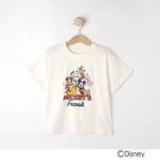 【Disney】ミッキー＆フレンズプリントTシャツ