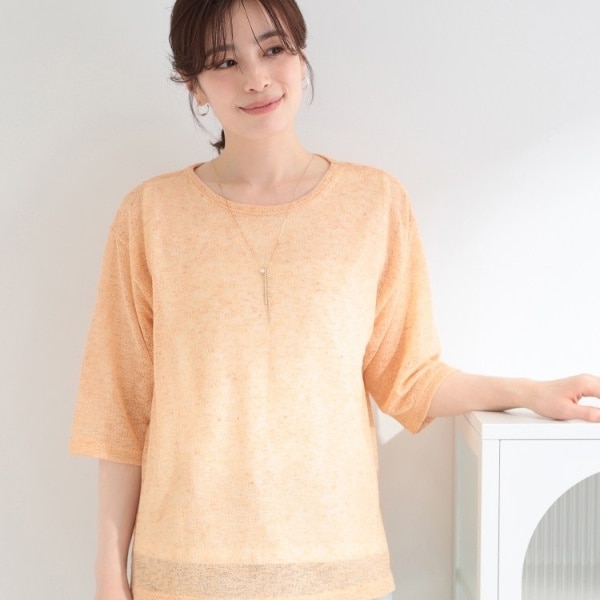 2点セット】メランジシアートップス×タンクトップセット