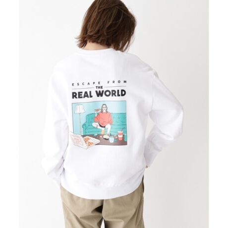 イラストレーター トチハラユミ 限定 プリントスウェットクルーネック ベース ステーション Base Station ファッション通販 マルイ ウェブチャネル Ca000 438 23 01