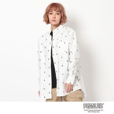 Peanutsピーナッツ スヌーピーシルエット オックスボタンダウン総柄シャツ ベース ステーション Base Station ファッション通販 マルイウェブチャネル Peanutsピーナッツ スヌーピーシルエット オックスボタンダウン総柄シャツ ベース ステーション Base Station ファッション通販 マルイウェブチャネル