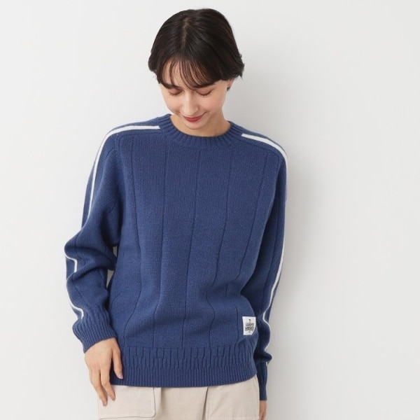 HAMILTON LAMBSWOOLニット Steven Alan＞ ハミルトンラムズウール モックネック ニット ―LOOSE